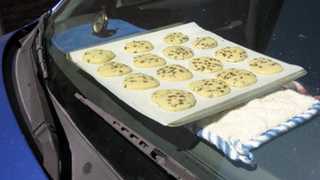 Bake Fresh Cookies On Your Car Dashboard While You Work!